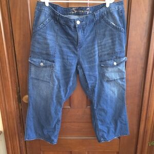 Seven7 Dark Blue Denim Jeans